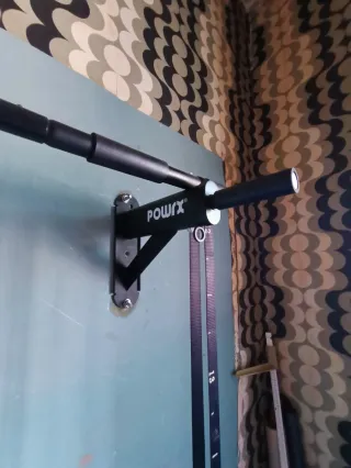 POWRX Barra Dominadas Pared Multigrip Ojal TRX