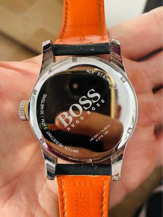Reloj Hugo Boss Negro Naranja