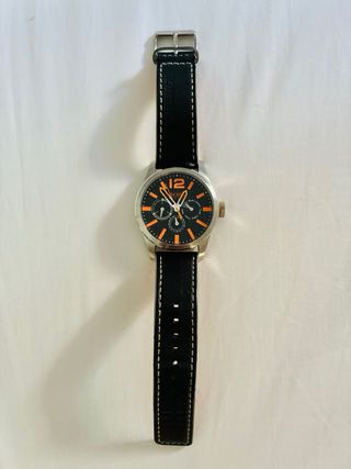 Reloj Hugo Boss Negro Naranja