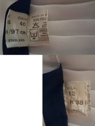 Falda Fred Perry vintage 80s tenis blanca