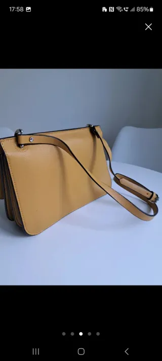 Bolso amarillo mostaza ZARA