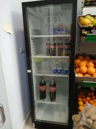 Nevera expositora cristalera