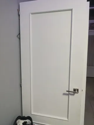 Puerta interior blanca moderna