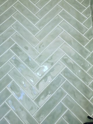 4 Cajas Baldosas Verde Menta