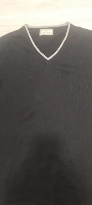 Jersey Tommy Hilfiger Negro y Gris