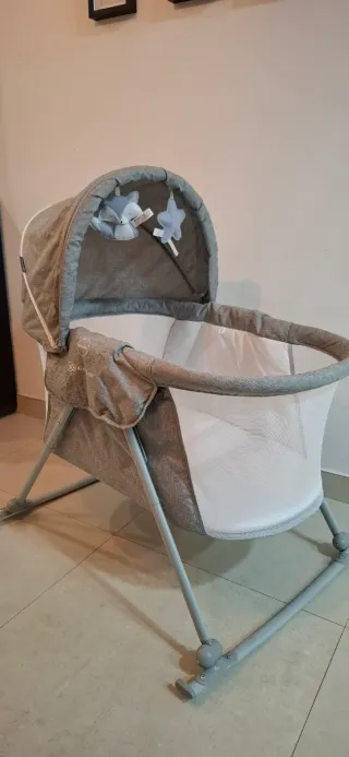 Moisés para Bebe Kinderkraft Lovi 3en1 Gris