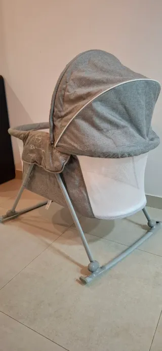 Moisés para Bebe Kinderkraft Lovi 3en1 Gris