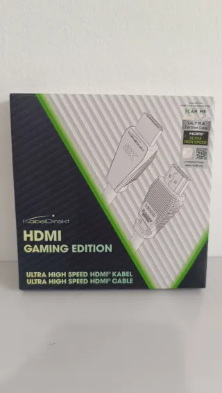 Cable HDMI 2.1 8K KabelDirekt 1m Blanco