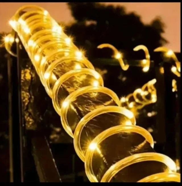 Guirnalda Solar LED 200 Luces Navidad