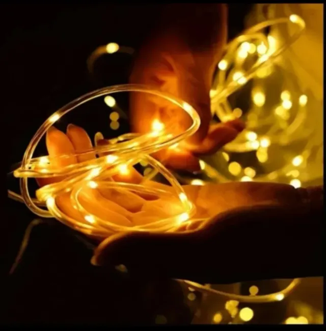 Guirnalda Solar LED 200 Luces Navidad