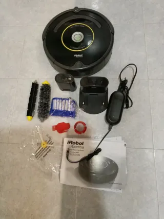 iRobot Roomba 650  batería y accesorios a estrenar