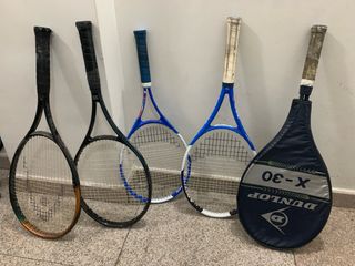Lote 5 Raquetas de Tenis