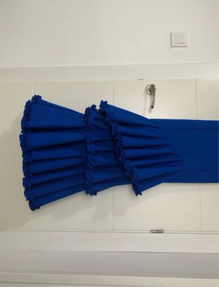Vestido Flamenca azul eléctrico