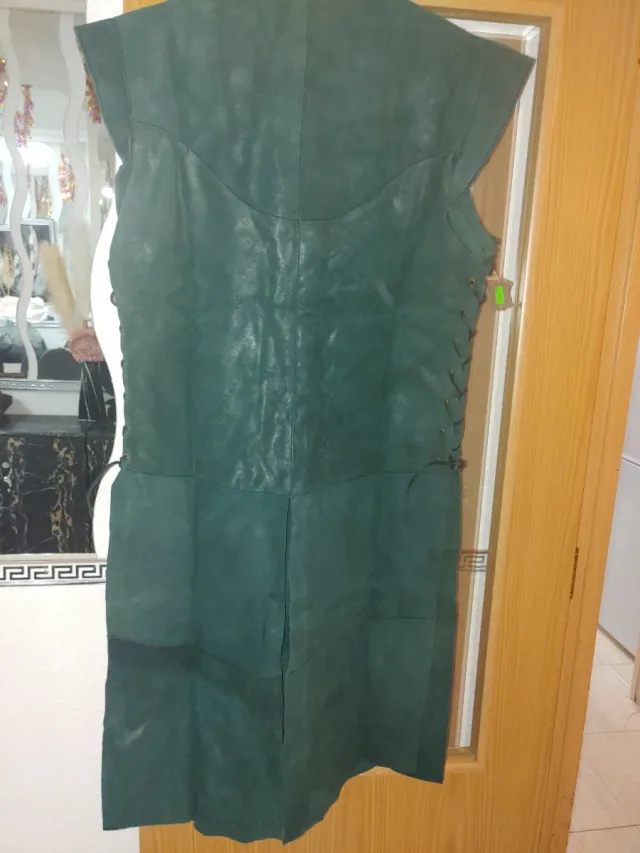 Chaleco Medieval Atrezo Largo Negro