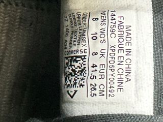 Converse All Star Nere Tg 41