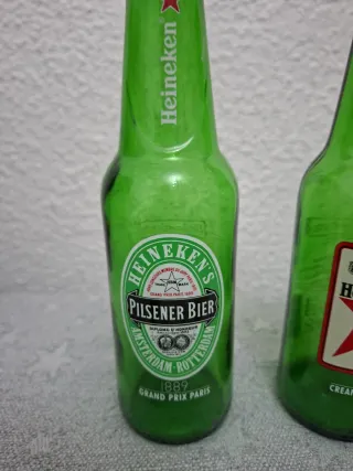 3 Bottiglie Vuote Heineken 1/5