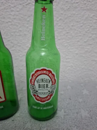 3 Bottiglie Vuote Heineken 1/5