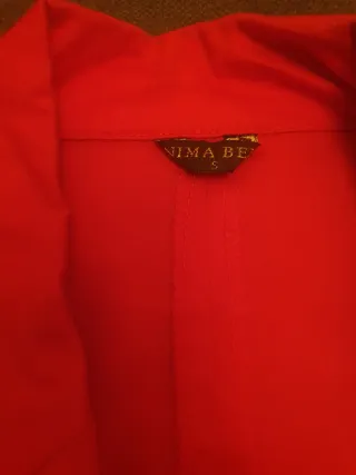 Americana roja talla S