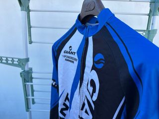 Maillot Ciclismo Giant Manga Larga Azul
