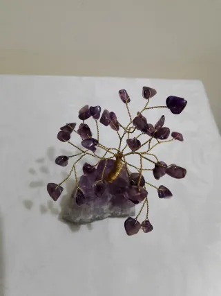 Albero Bonsai con Base di Ametista