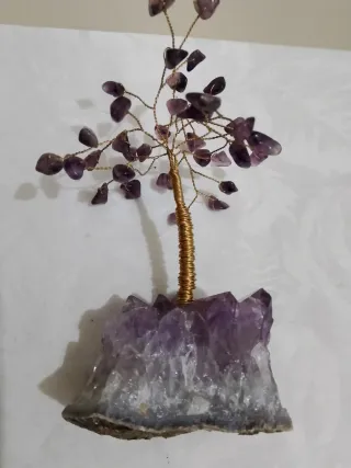 Albero Bonsai con Base di Ametista