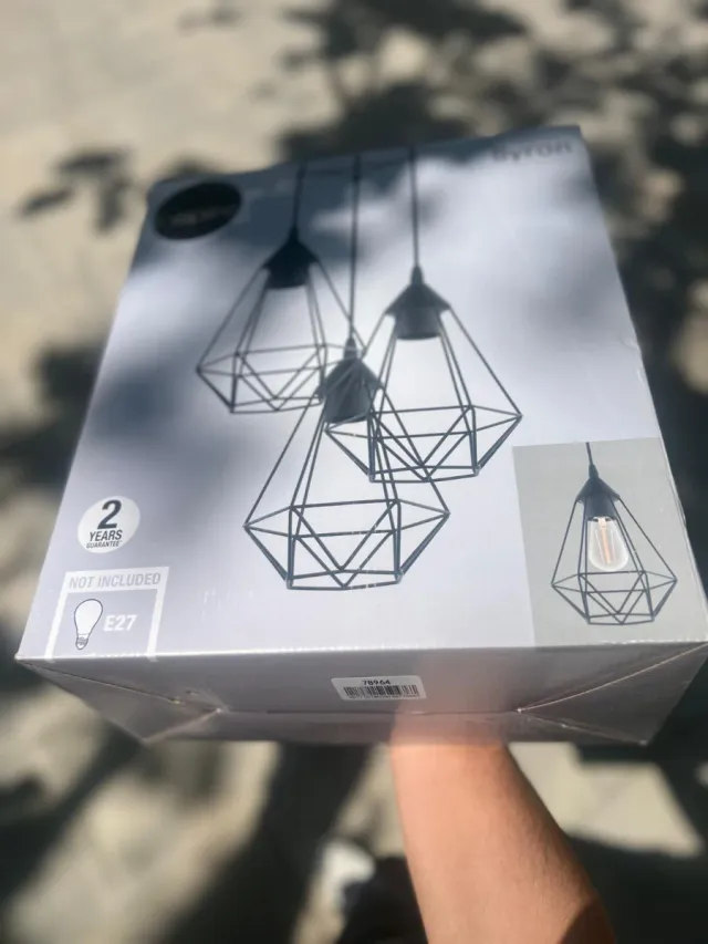 Lámpara Byron Colgante Negra