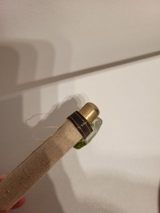 Anillo artesano con cuero