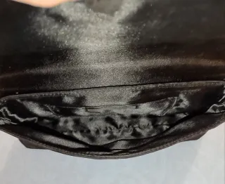 Bolso de fiesta negro con lentejuelas