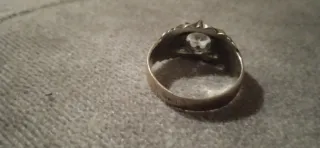 Anillo Plata Ley 925 Solitario Circonita