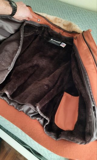 Chaqueta cuero Schott NYC 184SM A2 made in USA Ltd