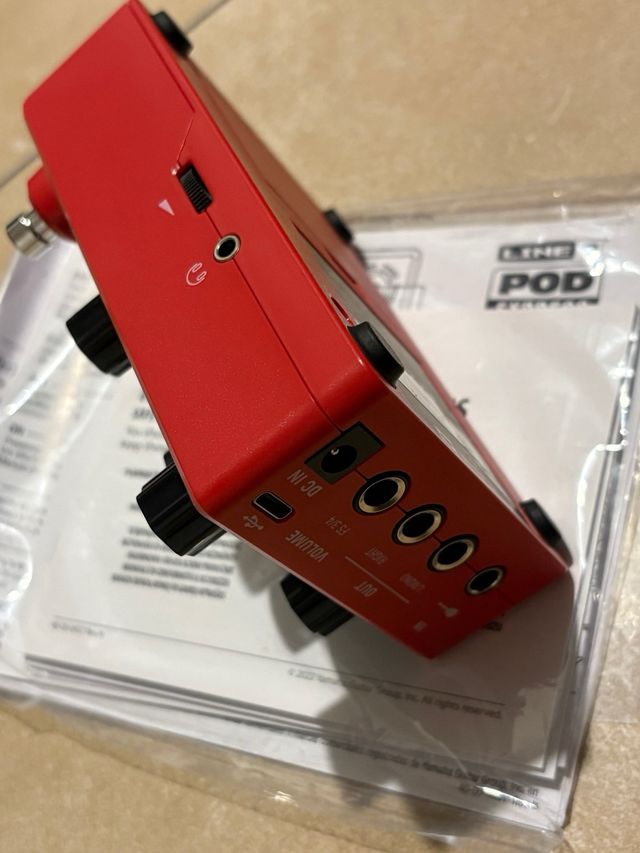 Pedal Effetti Line 6 POD Express Rosso