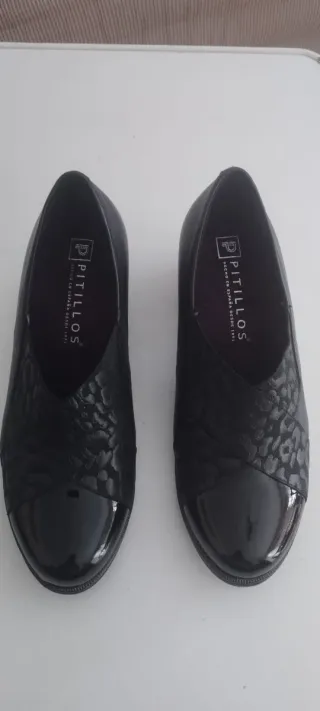 Zapatos Pitillos Talla 37 Negros