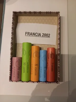 Rollos Monedas Francia 2002