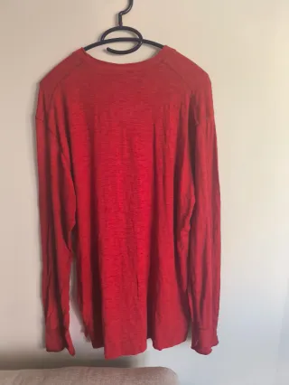 Camiseta Nike Manga Larga Roja XL
