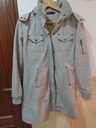 Chaquetón West Beige Talla M