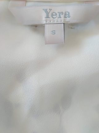 Top con brocado de encaje. Yera Talla S