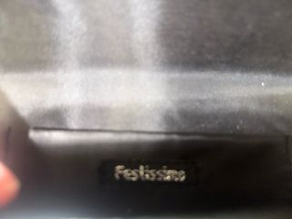 Bolso de fiesta tipo cartera negro