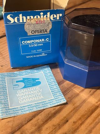 Objetivo Schneider COMPONAR-C 3,5/50 mm