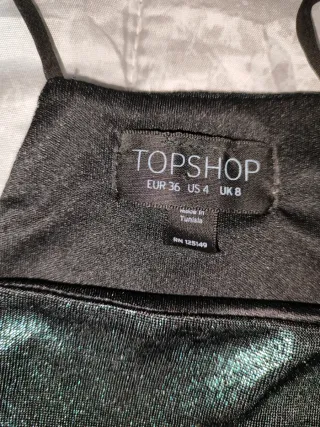 Top brillante Topshop Talla S