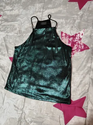 Top brillante Topshop Talla S