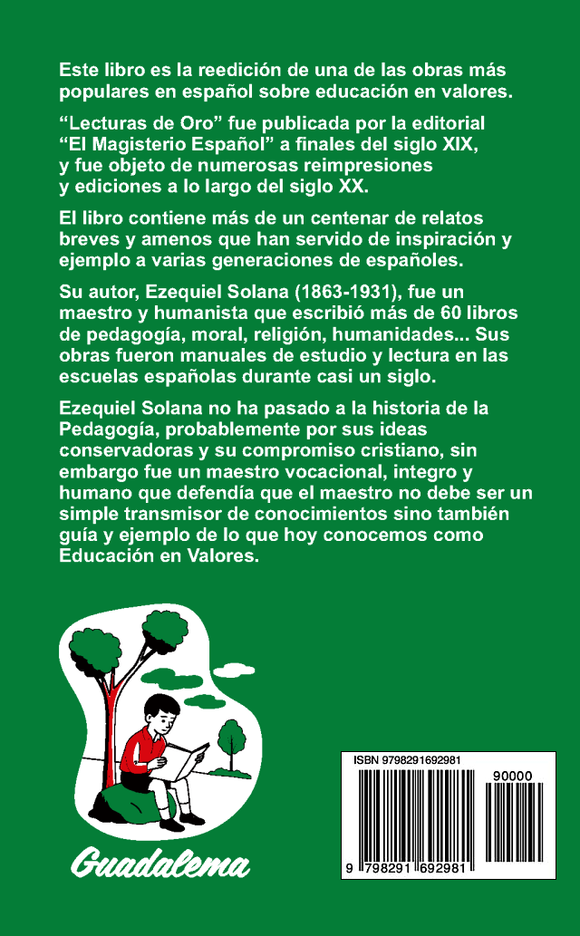 LIBRO LECTURAS DE ORO, EZEQUIEL SOLANA