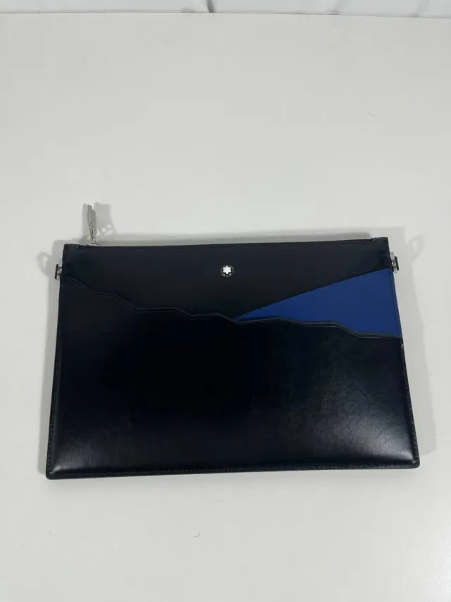 Pochette Montblanc Negra y Azul