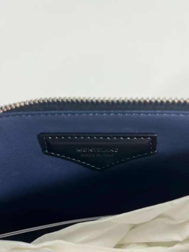 Pochette Montblanc Negra y Azul
