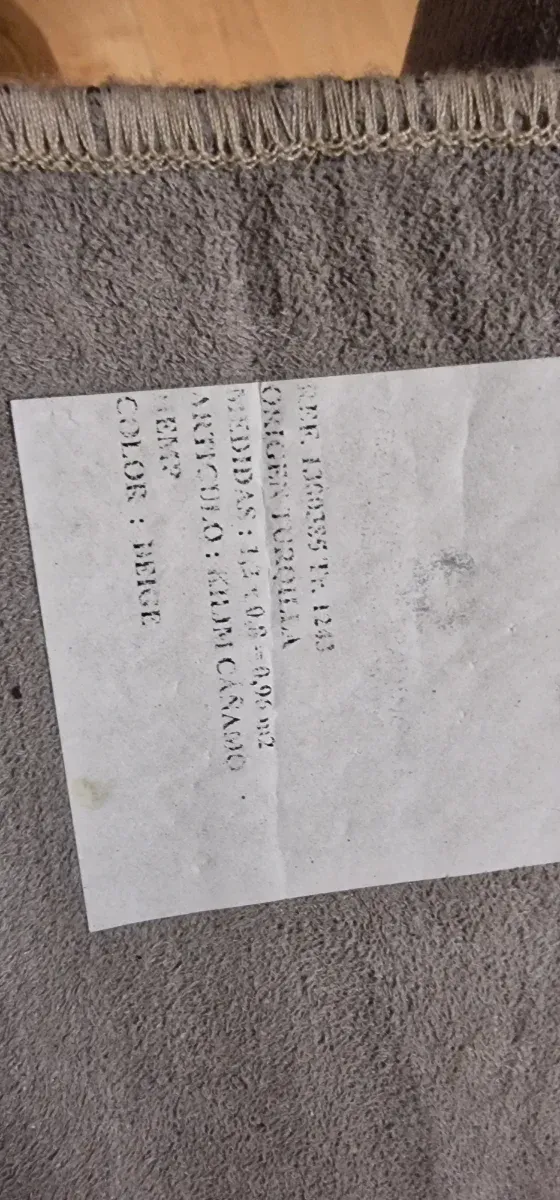 2 alfombras de cáñamo beige