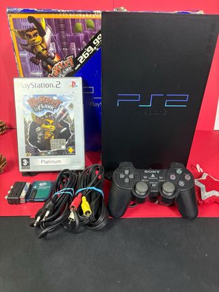 PlayStation 2 Nera Completa di Giochi e Controller