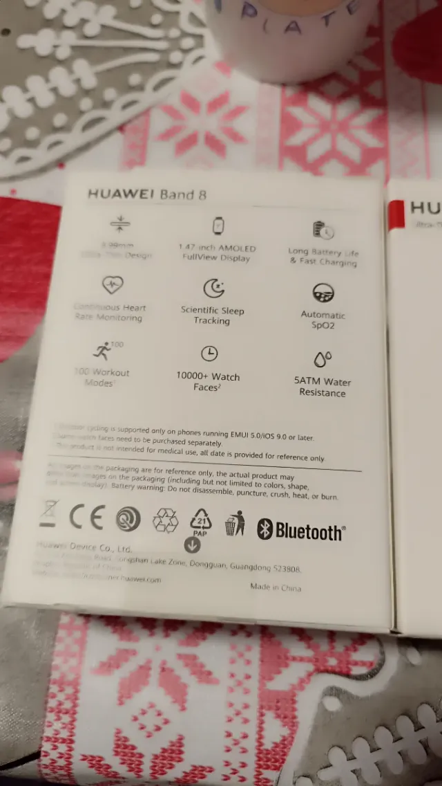 Huawei Band 8 Nero. 2 unità a 35€ ciascuna.