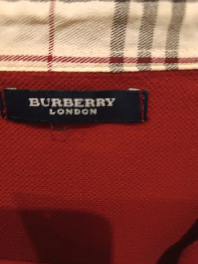 Polo manga larga Burberry niño talla M