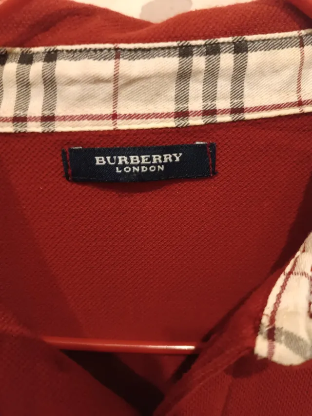 Polo manga larga Burberry niño talla M