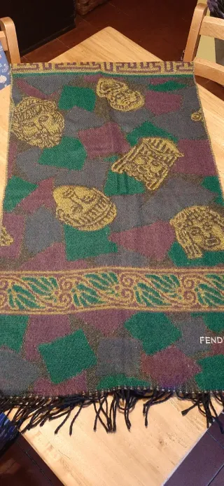 Sciarpa Fendi Vintage Teste Romane