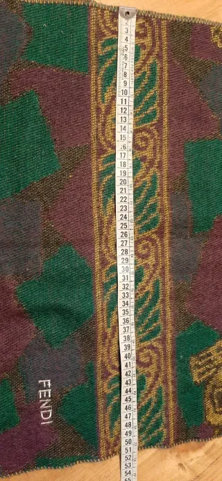 Sciarpa Fendi Vintage Teste Romane